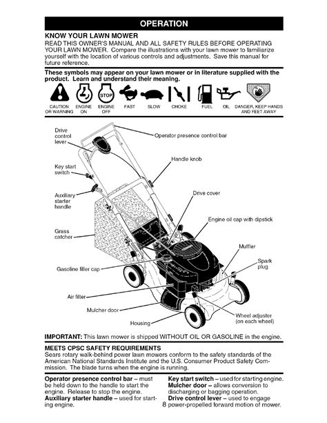 Craftsman m110 lawn mower manual. Things To Know About Craftsman m110 lawn mower manual. 